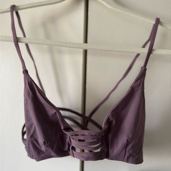 Dippin' Daisy's Other - Dippin’ Daisy’s Strappy Bikini (Top Only) in Purple Haze NWT